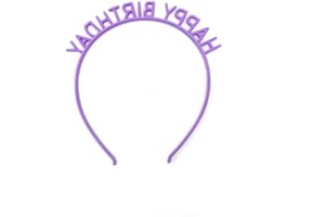 Larfraecy Happy Birthday Hairband 1PCS Birthday Tiara,Headband for Birthday Party Supplies,Colourful Cake Decoration Party Headband Hat for Children Girl Headband