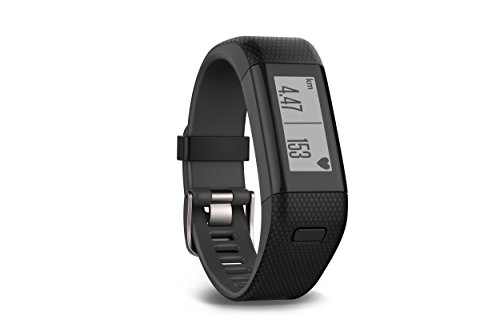 Garmin 010-01955-42 Vivosmart HR Plus - E EU, Black, Regular