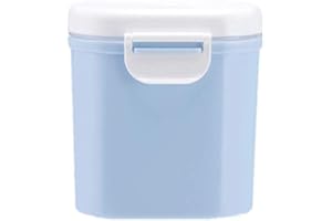 MUUZONING Baby Milk Powder Container Milk Powder Container, Container Formula Milk Powder Dispenser Portable/Storage, Portable Milk Powder Storage Container, BPA Free, with Equal Maker 800 ml (Blue)