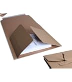 wikkelverpakking A5 249 x 165 x 60 mm bruin 10 stuks