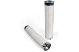 ZEMEX 1 Silencer Manifold DB-Killer 2¼ x 10 Inch for Harley 54 x 254 mm Pipe Baffle