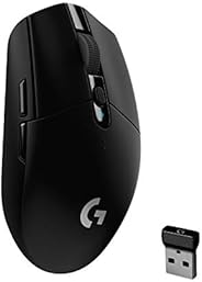 Logitech G304 Lightspeed Wireless Gaming Mouse, Hero Sensor, 12,000 DPI, Lightweight, 6 Programmable Buttons, 