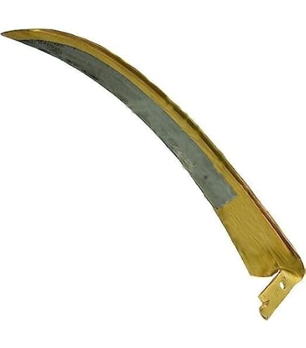 Falce Da Giardino Tipo Stretto Senza Barba - Lame In Acciaio Forgiato, Lunghezza 60 Cm, Per Taglio Preciso