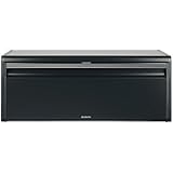 Brabantia 333484 - Panera con apertura frontal, color negro mate