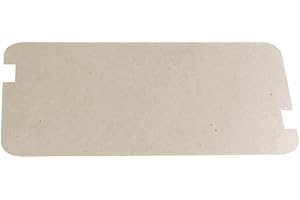 Sharp Electronic France 2079796 - Placa de mica con guías para microondas, 129 x 72 mm