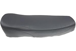 STREETPARTS24 Sitzbank passend für Simson S50 S51 S70 Enduro Schwarz strukturiert Kunstleder S51E Moped Sitz Bezug Ersatzbank Komfort Polsterbank Retro