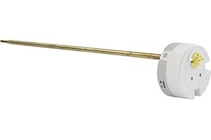 ARZER - Termostato, TSE, 16 A, 270 mm, Blanco, Industrial, Control manual, Montaje en pared, HVAC