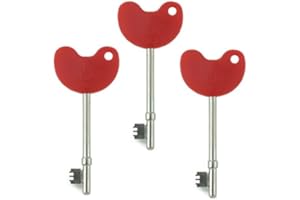 EZLOK Disabled Toilet Keys 3 Pack for NKS/Radar