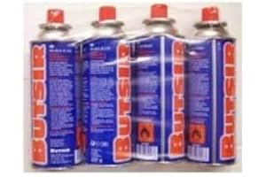 MILITAR-TLD ASM Lot de 4 cartouche à gaz butane B-250