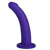 Lovehoney 7 Inch Curved Silicone Dildo with Suction Cup