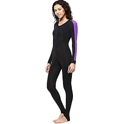 Phantom Aquatics Traje de buceo completo de lycra, Unisex, Lycra Full Suit Dive Skin Wetsuit, Black/Twilight, S