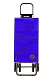 Capacidad 44 litros Rolser Paris Logos Dos+2 - Carro de la Compra de 4 Ruedas, Color Azul