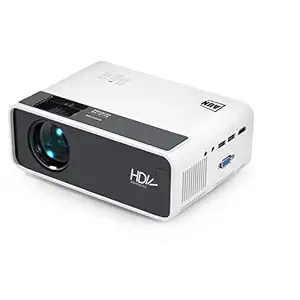 AUN D60S Android Native HD LED Projector 3800 LUMENS RAM 1GB ROM 8GB Projection Size 150 INCH Android Version 6.0 with 1280*720P Resolution Support USB / SD Card / Audio / VGA / HDMI HD Projector