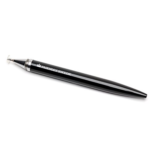 The Friendly Swede 4-in-1 Multifunktions-Eingabestift mit displayschonender Pinsel-Technologie (schwarz) - 4