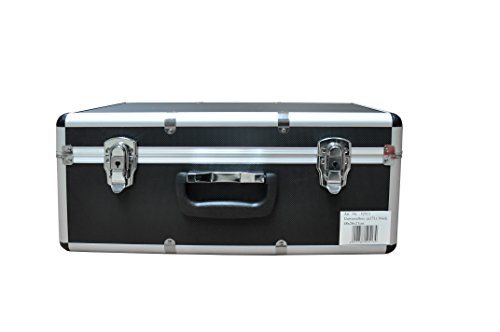 Transportkoffer mit hochwertigem Aluminiumrahmen, stoßfestem ABS Korpus und hochwertigen Metallverschlüssen, abschließbar. Maße B x T x H: 48 x 26 x 21 cm, 27 Ltr. Volumen! TOP - 2