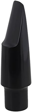 Yibuy Black Bb Tenor Saxophone Plastic Mouthpiece Replacement