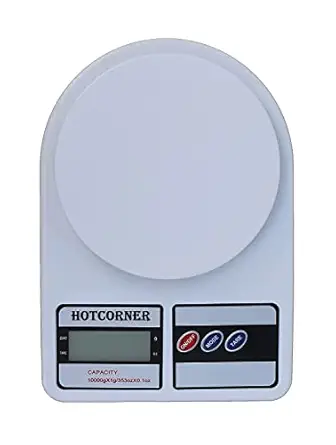 HOTCORNER Digital Kitchen Weighing Machine Multipurpose Electronic Weight Scale With Back Lite LCD Display for Measuring Food, Cake, Vegetable, Fruit (KITCHEN SCALE)