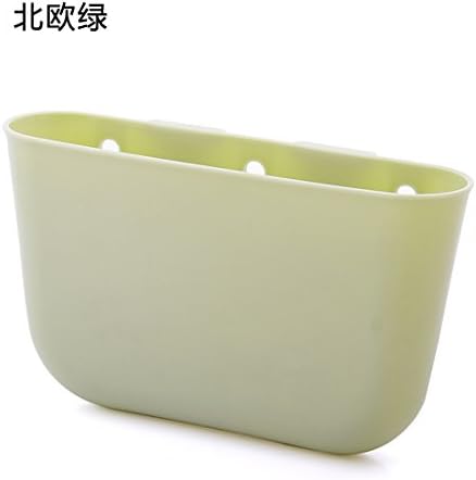 UWSZZ Auto supplies-car-mounted trash car doors hanging mobile phone Organizer compartment with a small trash can Nordic Green