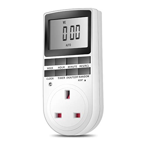 New Digital Electronic Power Timer in Switch Socket Digital LCD Power Energy-Saving Programmable Smart Time Switch YAHALOU