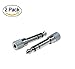 Cable Hunter™ (2 Pack) 6.35mm Male to 3.5mm Female and Stereo Adaptor 3.5mm Male to 6.35mm Mono Female Headphone Adapter RS.219.00