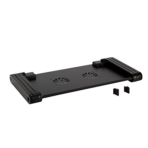 Portable Laptop Tisch Schreibtisch Ergonomische zusammenklappbar Notebook und Laptop Schreibtisch Tablett Ständer Schwarz - 5