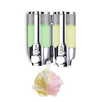 teleost Seifenspender, Wandhalterung Pumpen, chrom Beschichtung zu verhindern Rost, Bad & Dusche Chrom Seifenspender, 2 - 2