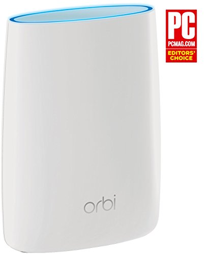 NETGEAR RBK53 Orbi Whole Home Wi-Fi Mesh System Up to 7500 sq ft Coverage (11AC 3.0 Gbps Tri-Band with Router and 2 Satellites)
