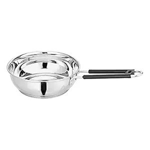 CAMRO Extra DEEP Fry PAN Induction Bottom Stainless Steel ( 14 No.)