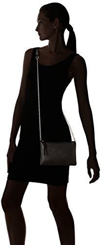 PIECES Pcmercy Cross Body, Women’s Shoulder Bag, Schwarz (Black), 2x15x22 cm (wxhxd)