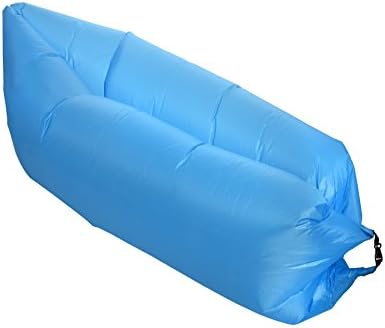 Lazy Lounger Inflatable Air Bed Sack for Beach, Camping, Garden, Home, Festivals