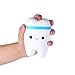 Produktbild Squishy Zähne Spielzeug, Chickwin Kawaii Zähne Slow Rising Cute Squeeze Stress Relief Spielzeug (Blau)
