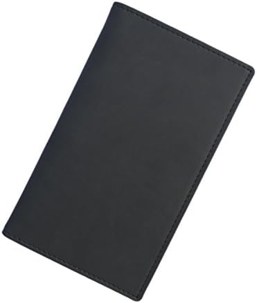 2023 NewHide Pocket Diary Wallet Graphite with Cream Week to View Insert