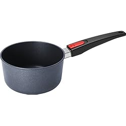 Woll 1918DPI Diamond Lite Casserole en Fonte Induction, ø 18 cm, Hauteur 9,5 cm, 2 l avec Manche Amovible