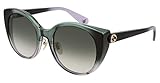 54/22/145 Gucci Gafas de Sol GG0369S Green/Green Shaded Mujer