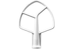 ALD Agitador plano antiadherente para robot de cocina de 4,8 L con elevador (5KPM5, 5KSM50, 5K5)