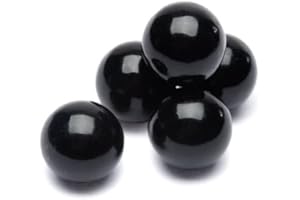 500 Counts X 0.43 Cal. Black PVC/Nylon Riot Balls Self Defense Less Lethal Practice Paintball