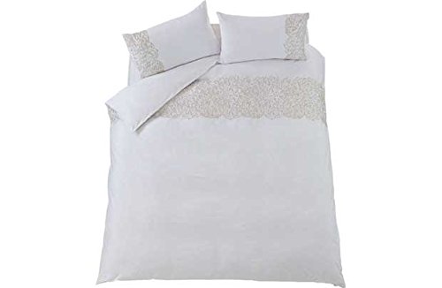 Heart of House Cressida White Bedding Set - Double.