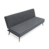 sofa cama tela elina Medidas sofá: Ancho 180 cm Fondo 85 cm Alto 80 cm | Medidas cama: Ancho 180 cm Fondo 112 cm Alto 37 cm