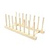 Produktbild Homgaty Holz Teller Rack Schale Abtropffläche Holz Ständer für Teller Display Halter Trocknen Rack Bücherregal