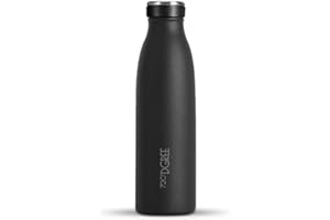 720°DGREE Borraccia termica 500 ml "milkyBottle" - Senza BPA, Prova di Perdite - Bottiglia acqua termiche in acciaio inox - Borracce perfetto per bevande calde, fredde, Bambini, Bambina, Scuola