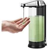 SmartGift Sens&ouml;rl&uuml; Sıvı Sabunluk 500ml Dezenfektanlık Fotoselli Otomatik Sıvı Sabunluk