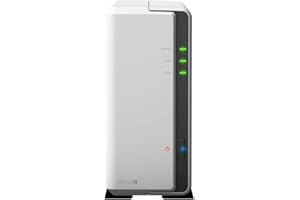 Synology DS120J 10TB 1 Bay Desktop NAS Solution, installed with 1 x 10TB Western Digital Red Plus Drives