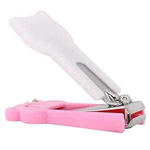 Pokory Kids Nail Cutter Pink- Pack of 1 |Suitable for Age 6 Months and Above|Useful for Nail Clipper Manicure Pedicure Care for Baby Boy Girl Children