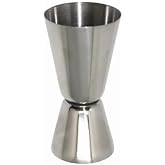 Vin Bouquet Double Cocktail Meter 50/25 ml Stainless Steel | Classic hourglass jigger measuring 50ml on one side and 25ml on
