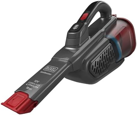 BLACK+DECKER 12v Aspirapolvere portatile senza fili, BHHV315B-QW