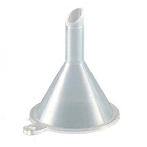 Westeng Mini-Trichter, aus Kunststoff, transparent, 12 Stück, für Küche/Labor/Garage/Auto, 27 mm/6,4 mm