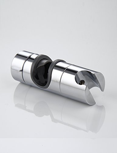 Aquatimez-Handbrause Halterung,verstellbar Brausehalter Gleiter Halter Brausehalter Wandhalter fur Handbrause ABS Brausehalter Stangengleiter Universal Duschkopf Halter – 18–25 mm - 2
