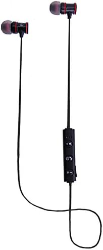 Yigenet Wireless Headphones Bluetooth Headset Magnetic Earphones Hifi Stereo Sweatproof In-Ear Earbuds with Built-In Mic for Sports Black