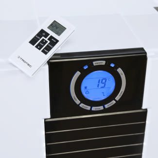 TROTEC Lokales mobiles Klimagerät Klimaanlage PAC 4700 X mit 4,7 kW / 16.000 Btu, EEK A (inkl. Programmierbarer 24-Stunden-Timer, Beleuchtetes LCD mit Statusanzeige, Einstellbare Luftausblasrichtung, Fernbedienung, 3 Ventilationsstufen,Mehrfach-Luftfilterung mit Aktivkohle) - 4