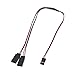 Produktbild huiwuke 300mm 30Cm Servo Extension Y Wire Cord Connectors Cable for RC JR Futab